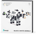 PIXIO Mini Magnetic Blocks &amp Magnetic Cubes for Kids – Tiny Magnets for Crafts STEM Building Set Sensory Learning Toys Creative Construction Kit with Animal Figures Ages 6+