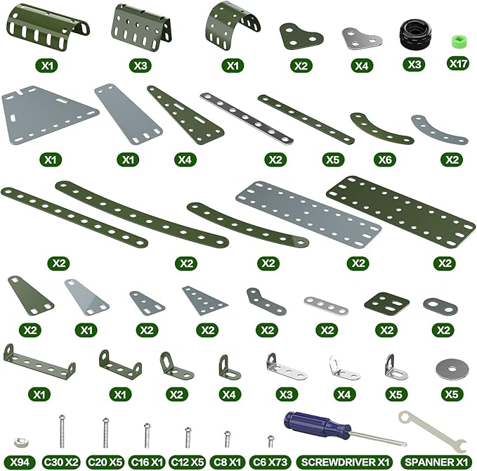 Lucky Doug Building Toys Model Airplane Set - DIY Building Stem Projects Toys for Kids Boys Ages 8-12 Assembly Science Toys for Model Fans