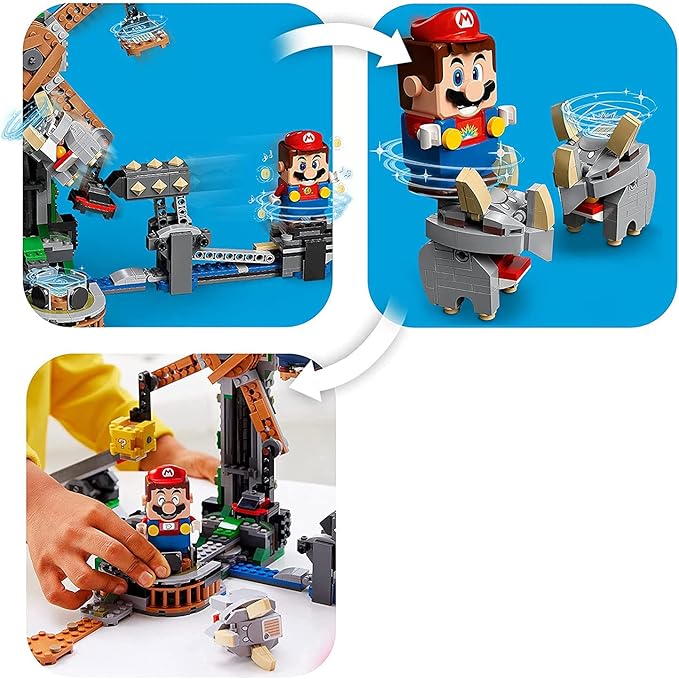 LEGO Super Mario Reznor Knockdown Expansion Set 71390 Building Kit Collectible Toy Playset for Kids New 2021 (862 Pieces)