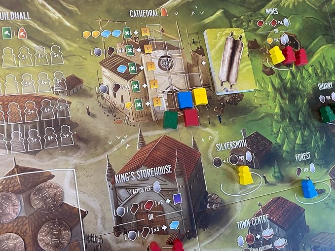 Renegade Game Studios Architects of the West Kingdom Board Game – Strategic Worker-Placement for 1-5 Players