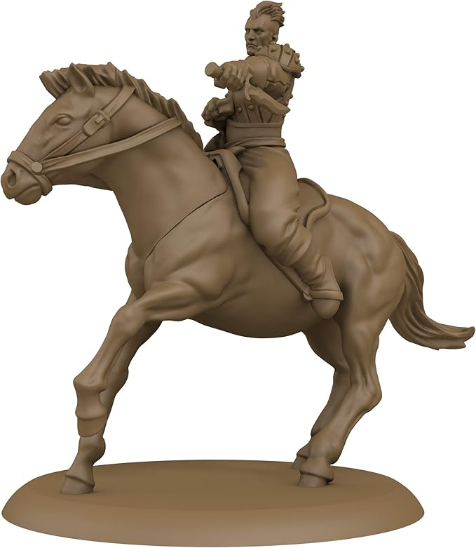 CMON A Song of Ice and Fire Tabletop Miniatures Bloody Mummer Zorse Riders Unit Box - Mercenary Mounted Mayhem Strategy Game for Adults Ages 14+ 2+ Players 45-60 Minute Playtime Made by CMON