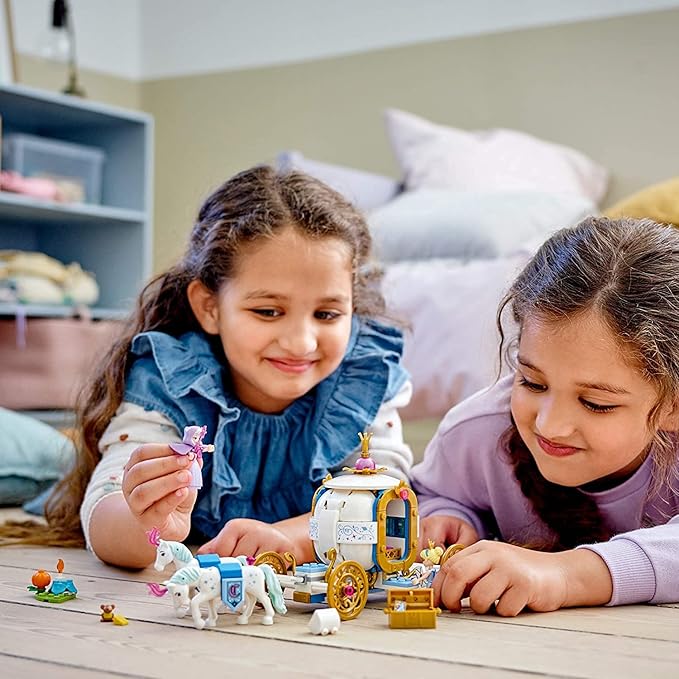 LEGO Disney Cinderella’s Royal Carriage 43192 Creative Building Kit That Makes a Great Gift New 2021 (237 Pieces)
