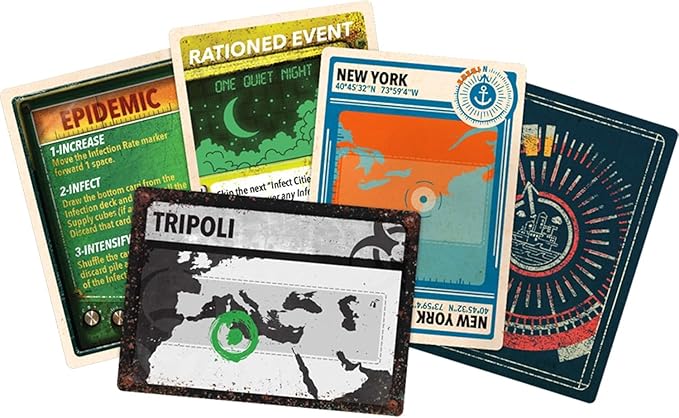 Pandemic Legacy Season 2 Board Game (Black) - Fight to Save Humanity from Plague! Cooperative Strategy Game for Kids and Adults Ages 13+ 2-4 Players 60 Minute Playtime Made by Z-Man Games