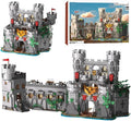 Medieval Knight Castle Building SetViking Architecture Tower Modular Buildings Ideals Christmas Birthday Gift for History EnthusiastsCreative Gift for Adults and Teen(2554PCS)