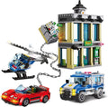City Police Catch Thief Building Block Set with Cop Car Bank Helicopter Getaway Sports Car Fun Police Chase Toy for Kids Best Learning &amp Roleplay STEM Toy Gift for Boys Girls Ages 6+ (625pcs)