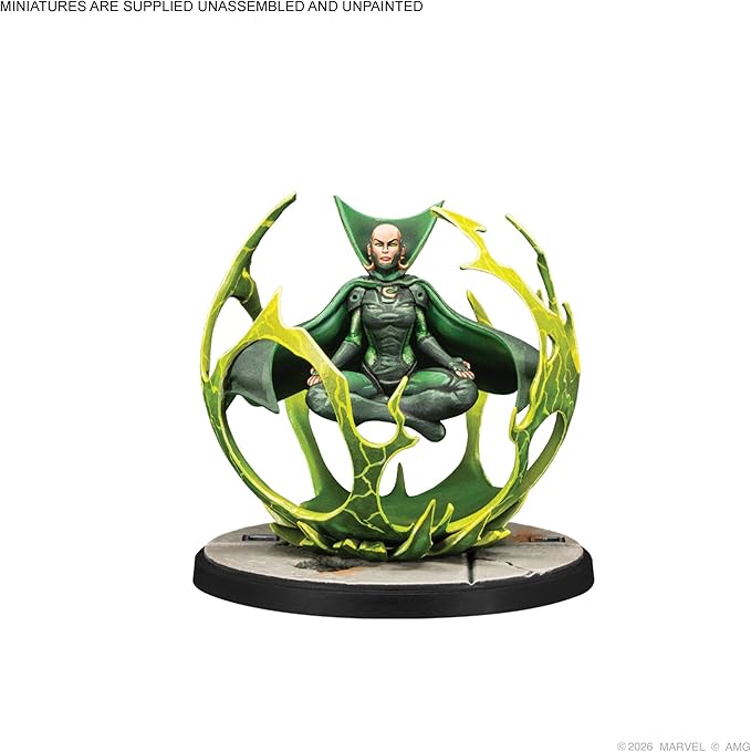 Asmodee Marvel: Crisis Protocol Adam Warlock Moondragon &amp Quasar Character Pack - Includes 3 Miniatures Tactic Cards &amp Infinity Gems Tabletop Superhero Game Ages 14+ 2 Players 90 Min Pla