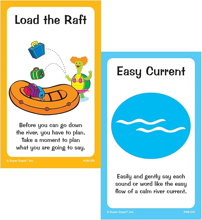 Super Duper Publications | Fluency River® Fluency Speech Improvement Board Game | Educational Learning Resource for Children