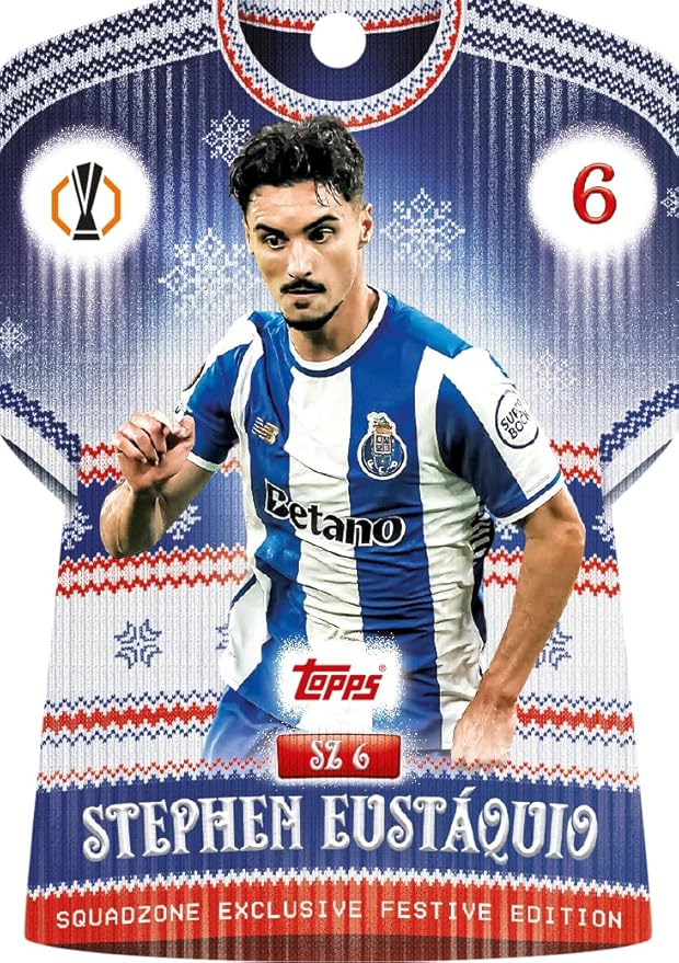 Topps UCC Match Attax 2025/26 - Advent Calendar - 121 Match Attax cards including 96 all-new festive parallels 24 new-look Festive Squadzone cards and 1 guaranteed Infinity card!