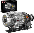 Mould King 10216 Turbojet Engine Building Sets Mechanical Aviation Aircraft Engine Model Kit That Runs Build Your Own STEM Model Engine Gift for Age 14+/Adult Collections Enthusiasts (1214+ PCS)