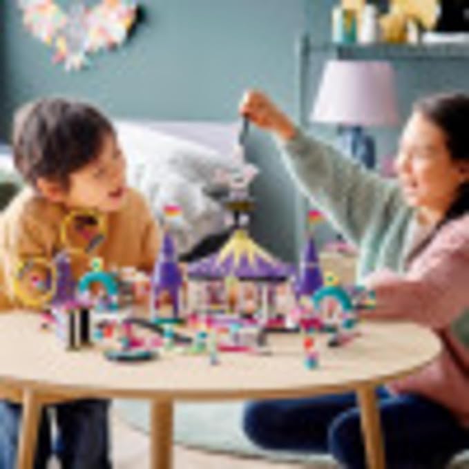 LEGO Friends Magical Funfair Roller Coaster 41685 Building Kit Pretend Playset for Kids Who Love Theme Park Toys New 2021 (974 Pieces)