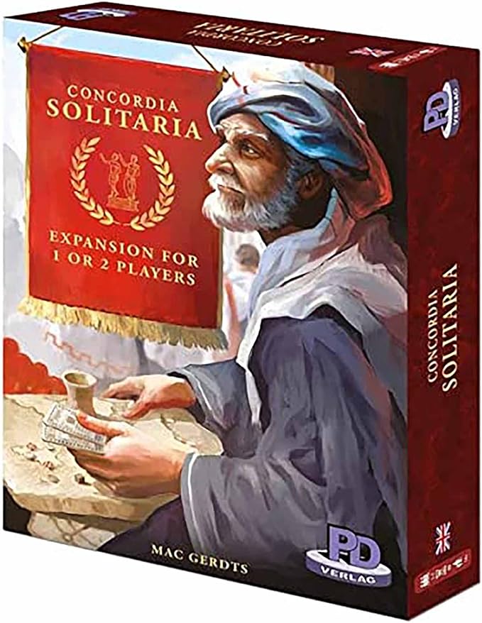Rio Grande Games Concordia Solitaria Expansion: Solo &amp 2-Player Board Game Strategy