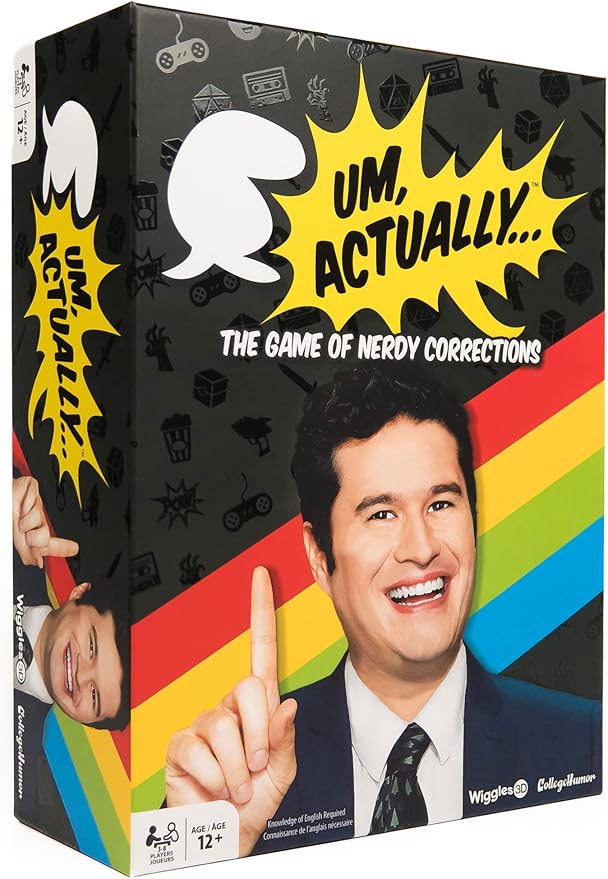 Um Actually Deluxe Edition Board Game | The Nerdy Trivia Game Based on The Dropout Game Show | for Families Ages 12 &amp up | 3-8 Players | by Wiggles 3D