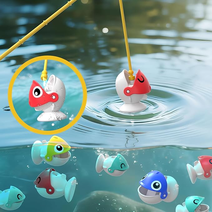 Magnetic Fishing Game for Kids Toddlers Ages 3-5 5-7 Kids Toddler Fishing Game Fish Toy Board Game for Toddlers 3 4 5 6 7 8 Years Old Birthday Gifts