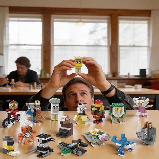 Italian Brain Rot Unique Cartoon Characters Building Blocks 16 in 1 Educational &amp Entertaining Gift Idea for Adults
