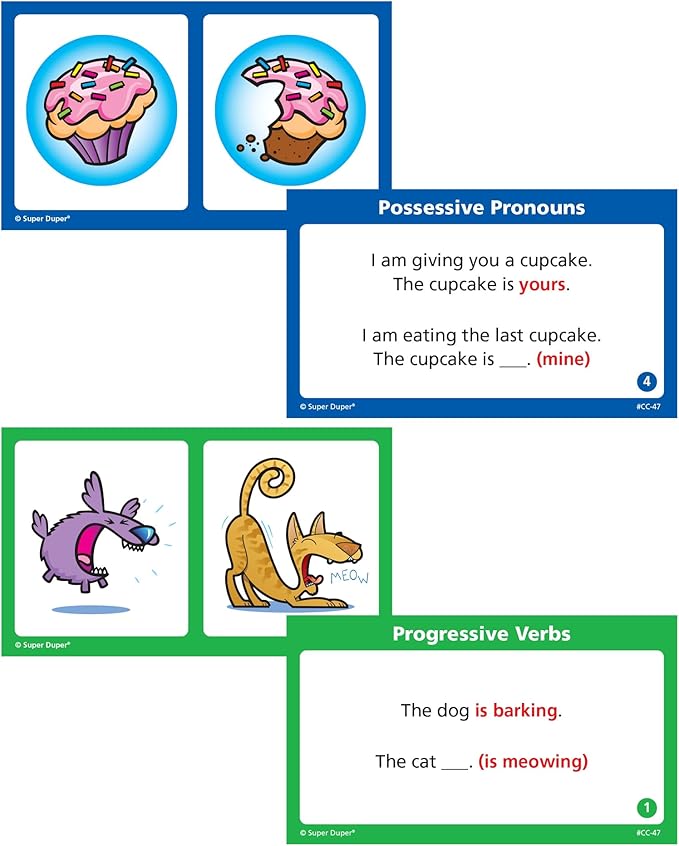 Super Duper Publications | Grammar Chipper Chat® Magnetic Game | Educational Learning Resource for Children