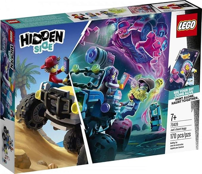 LEGO Hidden Side Jack's Beach Buggy 70428 Popular Ghost Toy Cool Augmented Reality New 2020 (AR) Play Experience for Kids (170 Pieces)