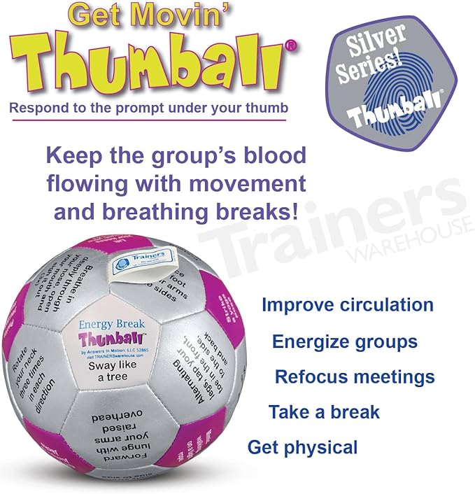 Trainers Warehouse 6 Thumball Collection 32 Prompts for Conversation Team Building Relationship and Training