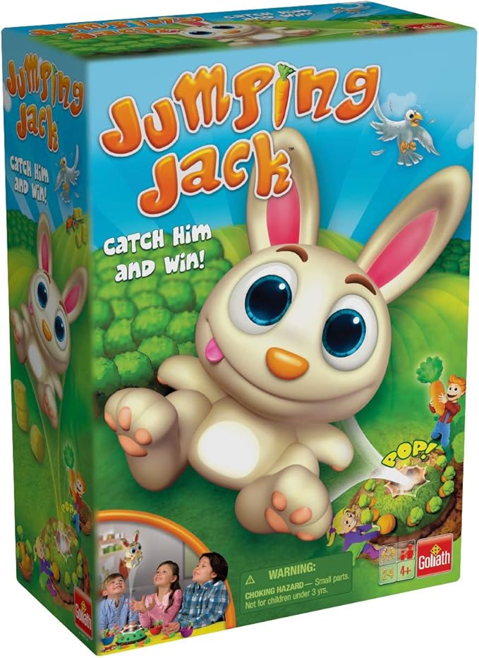 Jumping Jack Game by Goliath — Pull Out a Carrot and Watch Jack Jump by Goliath