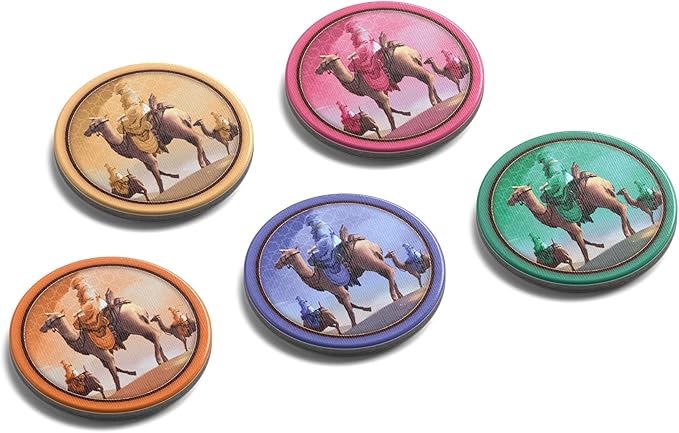 Allplay Through The Desert - Classic Strategy Board Game - Approachable Elegant Tactical - One of The Great Strategy Board Games for Adults - Also Great 2 Player Game
