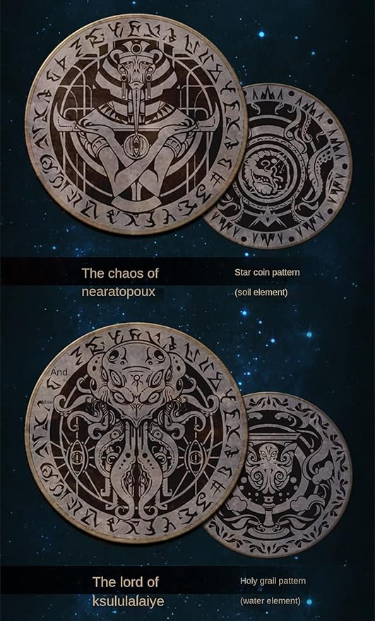 Cthulhu Poker Cards Collection Playing Cards Rare Limited Poker Cards Gift for Men or Women Great for CardistryCard Games and Party (Element Coin a Box)