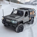 1/12 Scale RC Crawler MN-82S LC79 RTR RC Truck 4x4 Off Road Vehicles 2.4GHz RC Rock Crawler Car with LED Lights 7.4V 1200mAh Battery for Adults Hobby Toys (Silver)