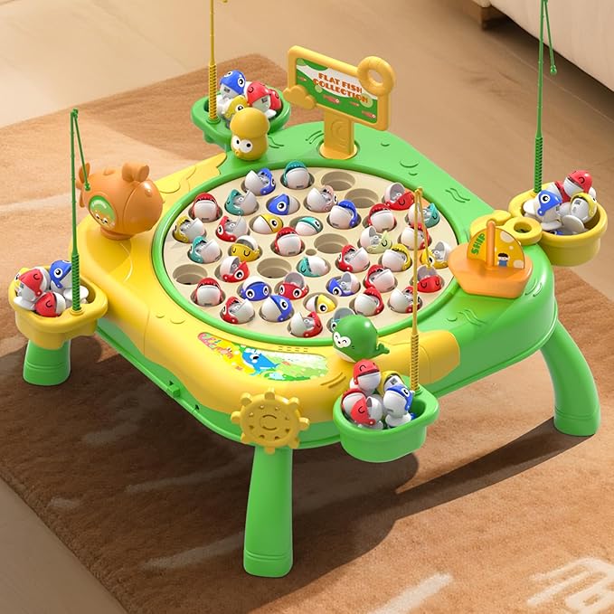 Magnetic Fishing Game for Kids Toddlers Ages 3-5 5-7 Kids Toddler Fishing Game Fish Toy Board Game for Toddlers 3 4 5 6 7 8 Years Old Birthday Gifts