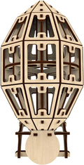 Artoya American Football Ball – 3D Puzzles for Adults 3D Wooden Puzzles for Adults Puzzle Football Model Kit Arts and Crafts Hobbies for Women Model Building Kits DIY Wooden Kit (Plain)