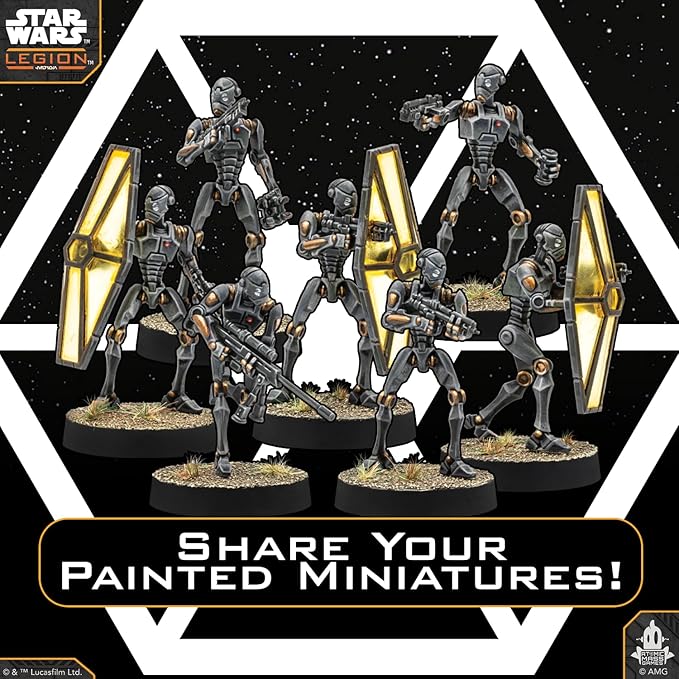 Asmodee Star Wars: Legion BX-Series Droid Commandos - Tabletop Miniatures Game Strategy Game for Kids and Adults Ages 14+ 2 Players 90 Min Playtime