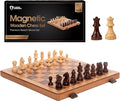 Chess Set Magnetic - Premium Wooden Board Game with a Portable Wood Case and Secure Storage for Pieces Set for Adults (Beech Wood) - Chess Armory
