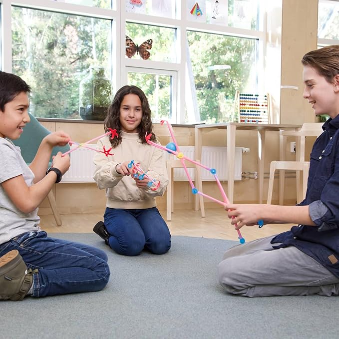 Strawbees Imagination Kit - Educational Connecting Toys for Makers &amp Families Building Toy Toolbox with Straws and Connectors for Creative STEM Exploration in Schools &amp Home Learning