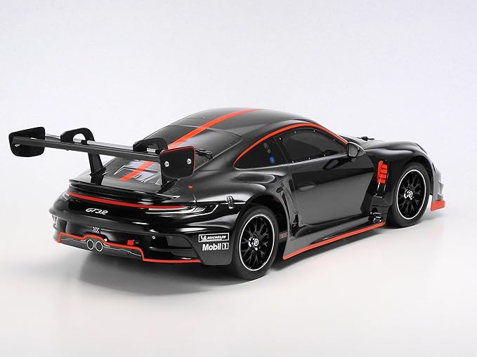 Tamiya 47512 1:10 RC Porsche 911 GT3R (992) Varnished TT-02 - Remote Controlled Car Vehicle Model Making Assembly Hobby RC Building Kit