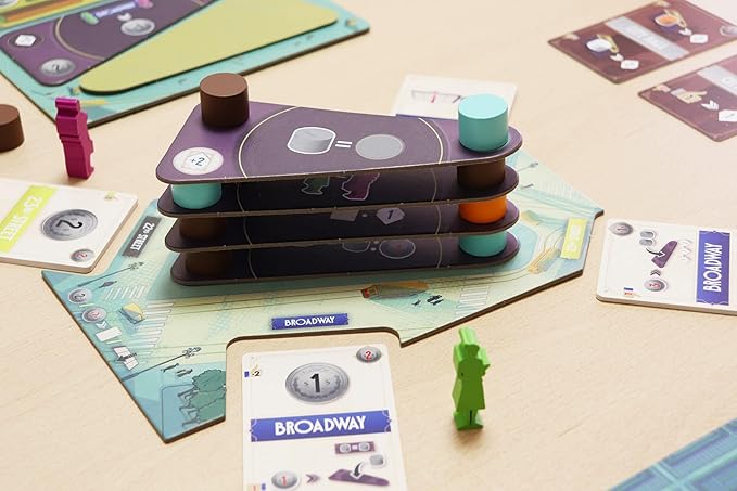 Flatiron Board Game - Build The Iconic New York Skyscraper! Architectural Strategy Game Fun Family Game for Kids &amp Adults Ages 12+ 1-2 Players 45 Minute Playtime Made by Ludonova