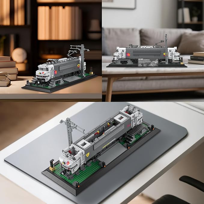 Reobrix BB15000 Train Building Block Set 66803 Collectible Electric Locomotive Display Creative Model for Train Fans Gift for Adults 14+(2053PCS)