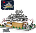 Reobrix Japanese Himeji Castle Building Block Sets for Adults 55017 1:127 Japanese Architecture Model Large Landmark Building Set Home Office Decoration Gift for Adults (7105PCS)