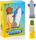 Banana Momkey vs sharkman: Flippin' Fun Party Game You'll Ever Play for Family Adults - Perfect Christmas Parties Game Night | Bonus Content Included