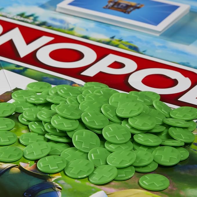 Monopoly: Fortnite Collector's Edition Board Game Inspired by Fortnite Video Game Board Game for Teens and Adults Ages 13 and Up