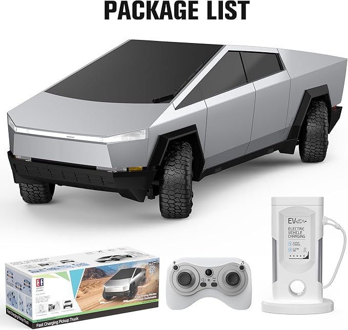 DOUBLE E 1:16 RC Car New Energy Remote Control Monster Truck 4WD RC Vehicle with Lights &amp Sound Christmas Birthday Gift for 6 7 8+ Year Old Boys Girls