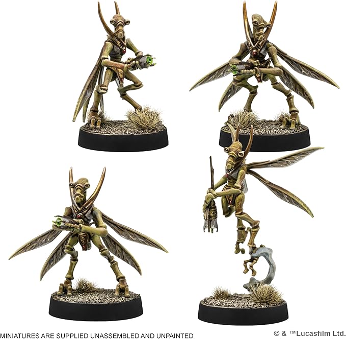Asmodee Star Wars Legion Geonosian Warriors UNT Expansion - Tabletop Miniatures Game Strategy Game for Kids and Adults Ages 14+ 2 Players 90 Min Playtime Made by Atomic Mass Games