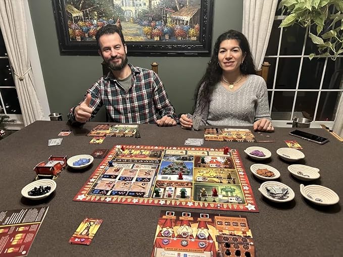 Santa's Workshop Standard Edition (2nd Ed) - Christmas-Themed Board Game by Elf Creek Games for Adults &amp Families Fun Holiday Strategy Game Worker Placement Game for 2-5 Players 30-60mins Gamep