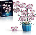 Flowers Botanicals Pink Orchid Building Set - Artificial Flower Building Blocks for Adult Women Indoor Plant Home Decor Bonsai Mother's Day Birthday Gift for Adults Kids Girls 8+ (779 PCS)