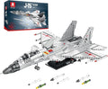 Reobrix J-15 Fighter Jet Building Sets for Adults Military Flying Shark Fighter Display Model 33023 Technical Military Plane Collectible Set Toys Gifts for Aviation Fans Boys Girls 14+ (1999 PCS)