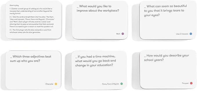 The School of Life - Teamwork Game - 100 Cards and Exercises to Build Better Team Dynamics