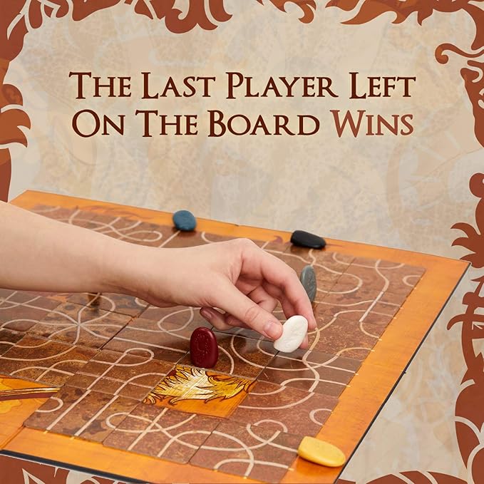 Calliope Tsuro - The Game of The Path - A Family Strategy Board Game For Adults and Kids 2-8 Players Ages 8 &amp Up