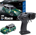 KF33 1:64 Scale Mini Drift RC Car with Full Proportional RTR 2.4GHZ Remote Control for Desktop Racing (Green)