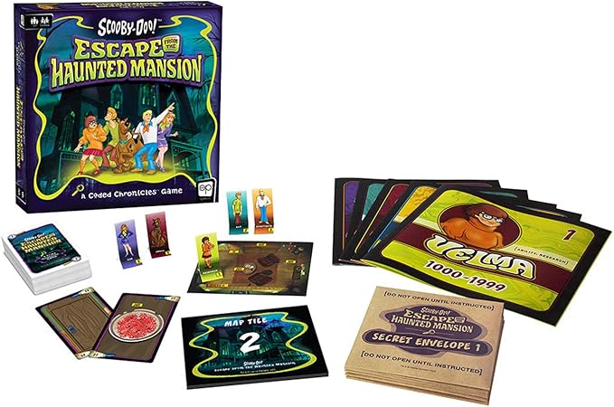 Scooby-Doo: Escape from The Haunted Mansion - A Coded Chronicles Game | Escape Room Game for Kids &amp Adults | Featuring Iconic Characters and Mysteries | Officially Licensed Hanna-Barbera Game