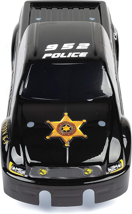 SummitLink Custom Body Compatible for T/E Maxx Shell Cover E-Maxx 1/10 Scale RC Car (Truck not Included) (Police Black)