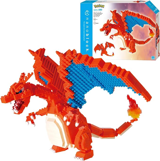 nanoblock - Pokémon - Charizard Deluxe Edition Pokémon Series Building Kit