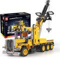 Mould King 17011 Heavy-Duty Tow Truck Building Toy Set Technology MOC Road Trailers Building Gift Toys for Kids Age 14+ (1250 Pieces)