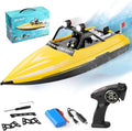 GoolRC RC Jet Boat WLtoys WL917 16km/h High Speed Remote Control Boat 2.4Ghz RC Jet Toys Storage Bag Led Lights Gift for Teens Adults