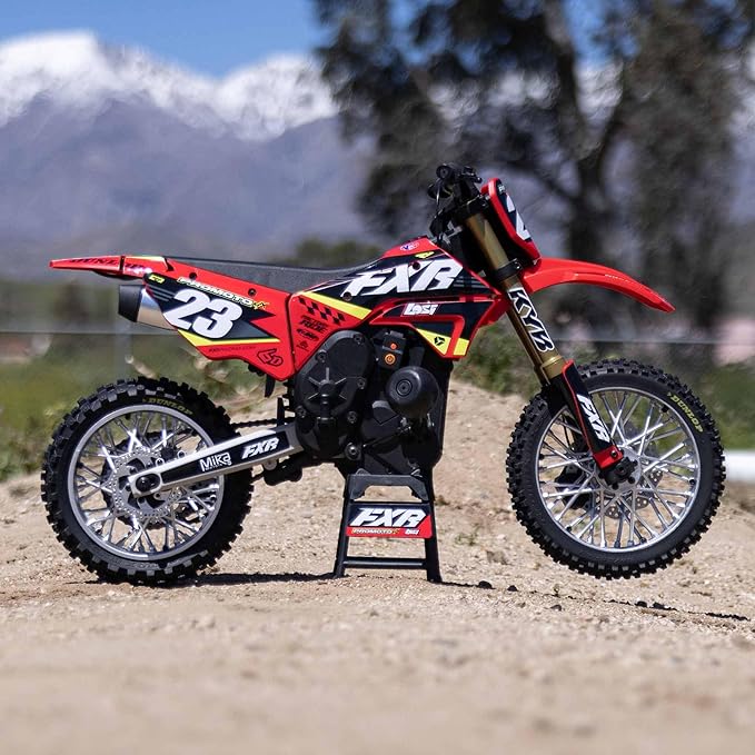 Losi RC Motorcycle Promoto-MX 1/4 Motorcycle Ready-to-Run Battery and Charger Not Included FXR LOS06000T1 Red